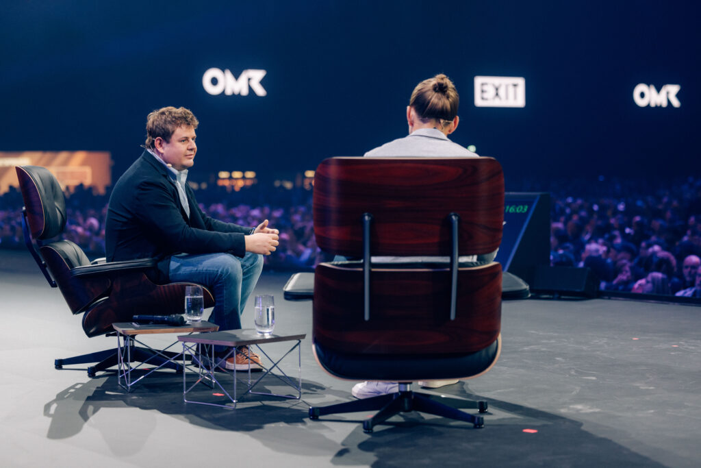 Nick Turley at the OMR 2025.