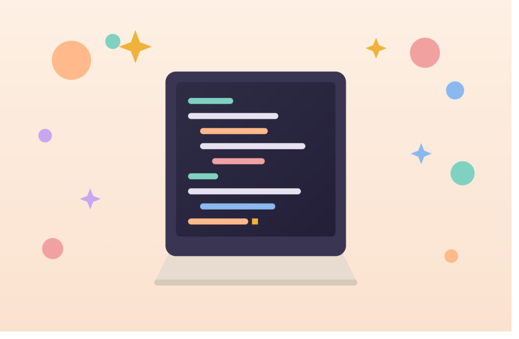 Illustration Vibe Coding mit Claude